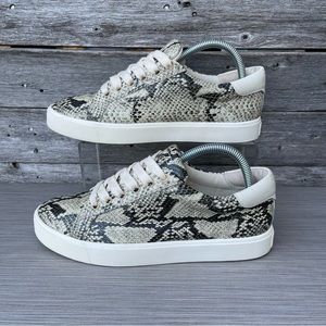 Sam Edelman Snake Print Sneakers